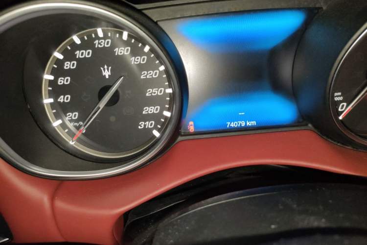 Used Maserati Levante  Odometer Close Up