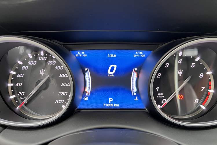 Used Maserati Levante 2018 3.0T Luxury Zegna Edition Odometer Close Up