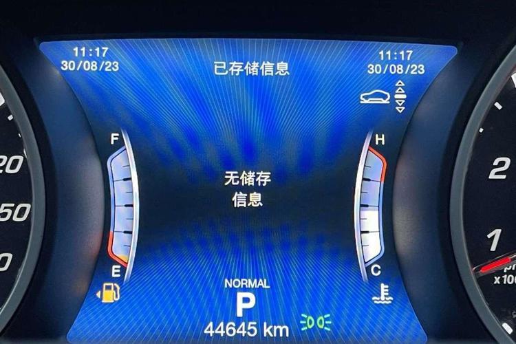 Used Maserati Levante 2019 3.0T Standard Version China VI Odometer Close Up