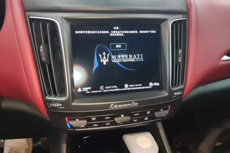 Used Maserati Levante 2019 3.0T Standard Version China VI Audio And AC Panel