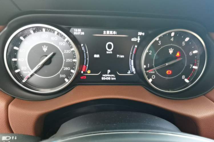 Used Maserati Levante 2020 3.0T Standard Edition Instrument Cluster