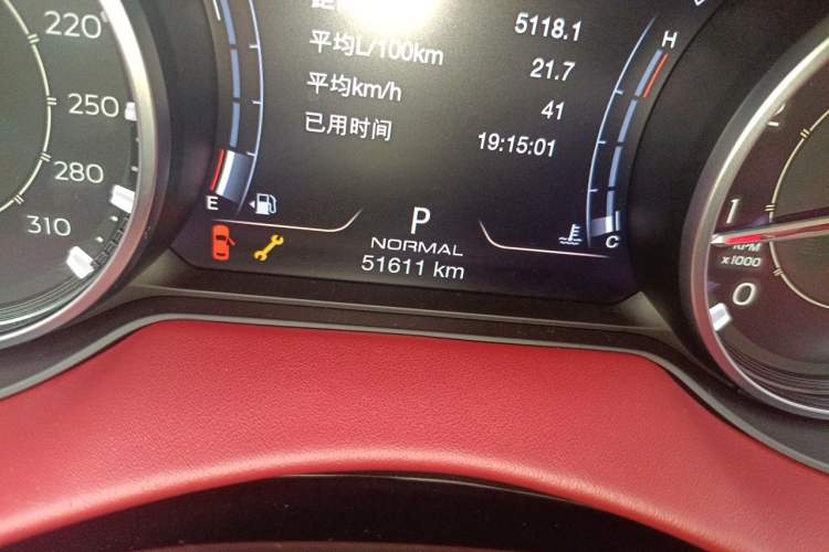 Used Maserati Levante 2022 3.0T Modena Odometer Close Up
