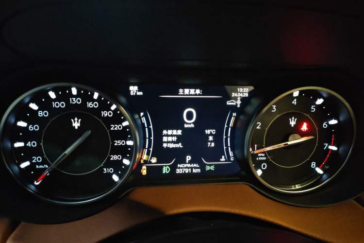 Used Maserati Levante 2022 2.0T GT Sharp Edition Instrument Cluster