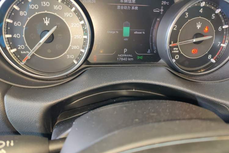 Used Maserati Levante 2022 2.0T GT Sharp Edition Odometer Close Up