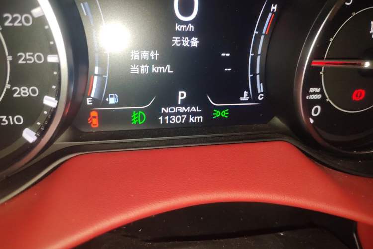 Used Maserati Levante 2022 2.0T GT Sharp Edition Odometer Close Up