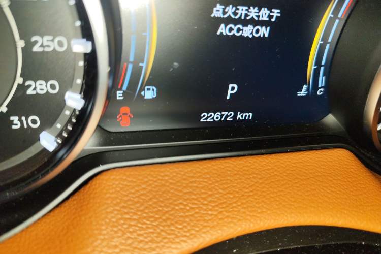 Used Maserati Levante 2022 2.0T GT Sharp Edition Odometer Close Up