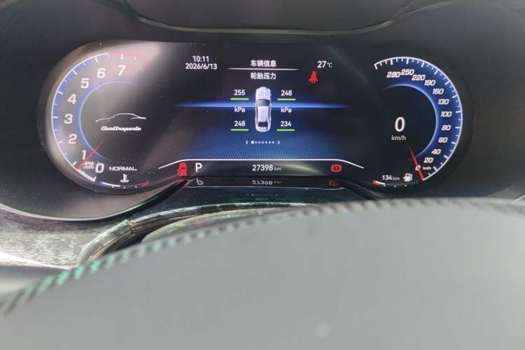 Used Maserati President 2013 3.0T Standard Model Odometer Close Up