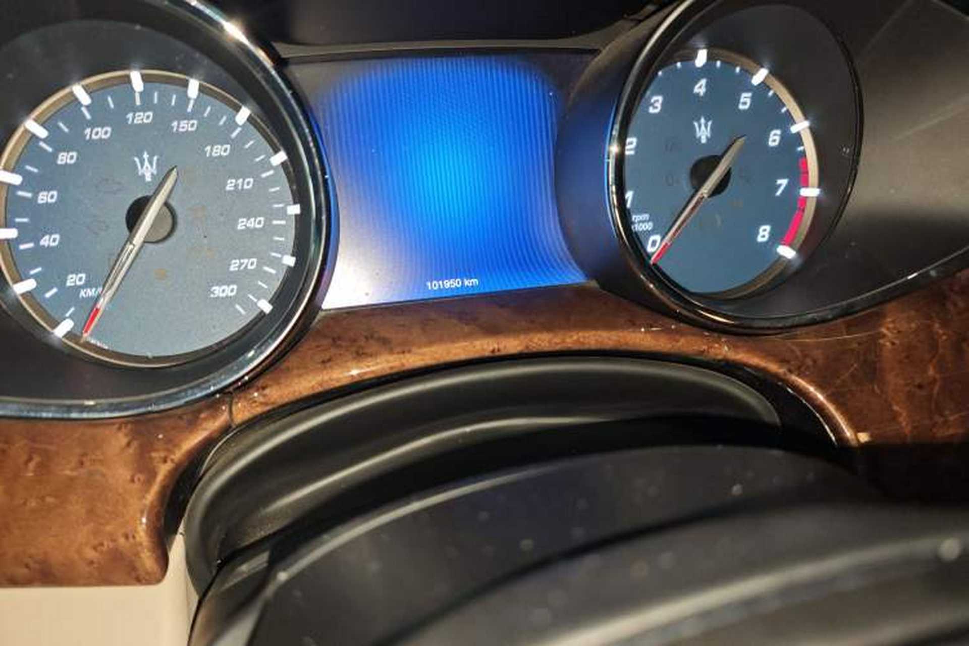 Used Maserati President  Odometer Close Up