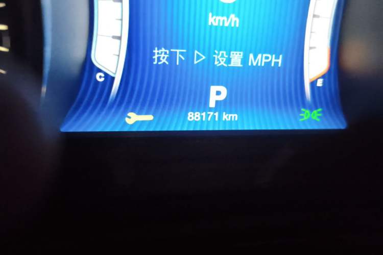 Used Maserati President 2013 3.0T Standard Model Odometer Close Up