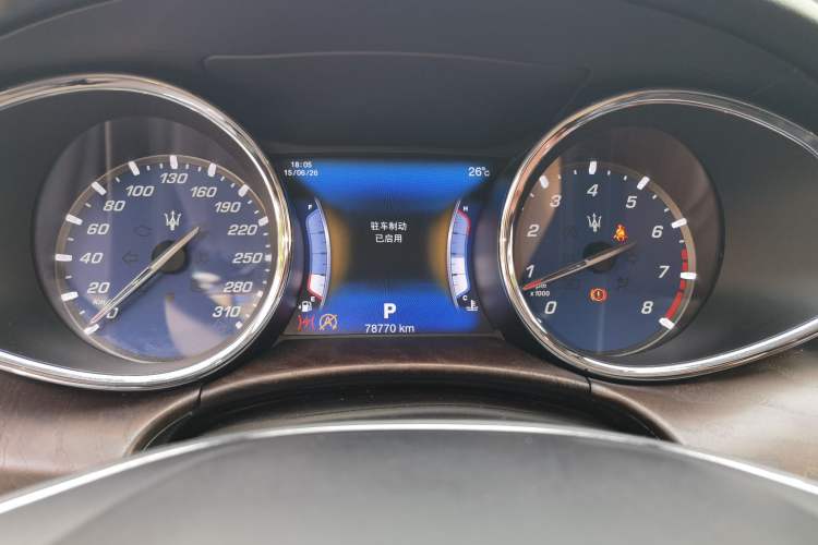 Used Maserati President 2017 3.0T Standard Model Instrument Cluster