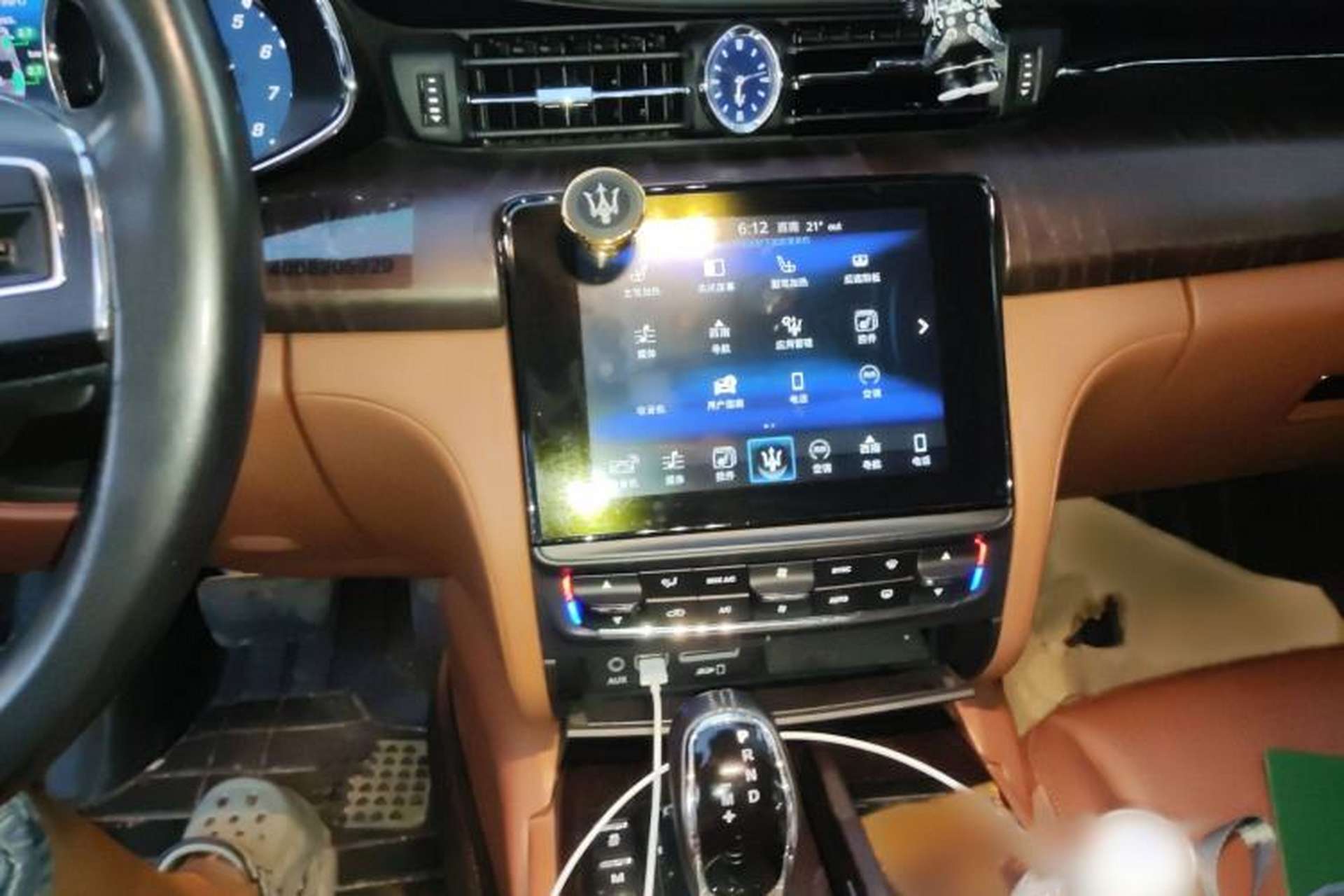 Used Maserati President 2017 3.0T Standard Model Audio And AC Panel