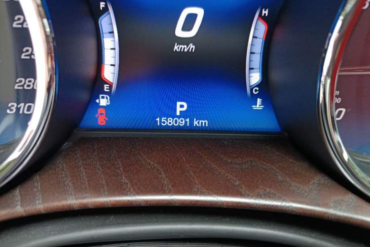 Used Maserati President 2018 3.0T Standard Edition Odometer Close Up