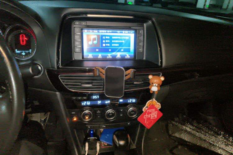 Used Mazda Atenza 2014 2.5L Sky Blue Supreme Edition Audio And AC Panel