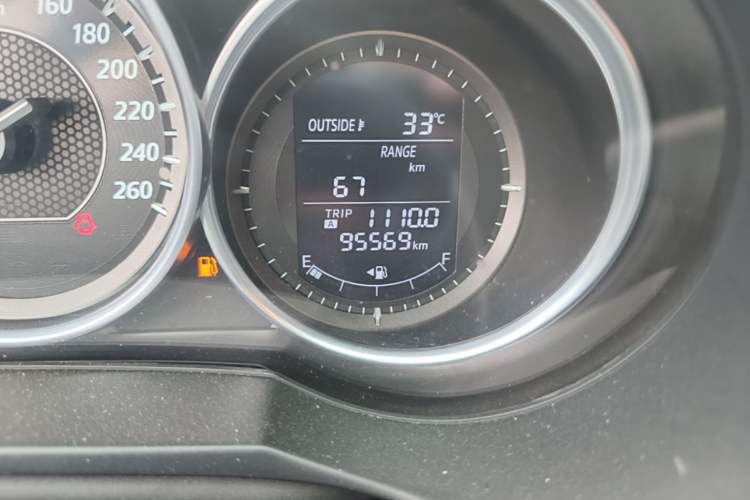 Used Mazda Atenza 2014 2.0L Blue Sky Fashion Edition Odometer Close Up