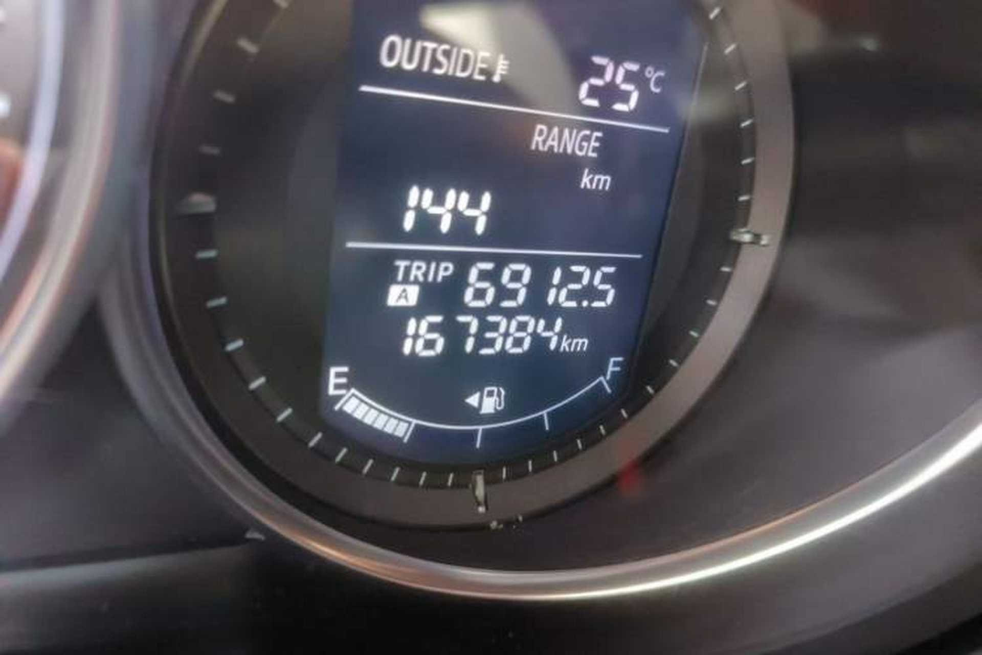 Used Mazda Atenza 2014 2.5L Blue Sky Prestige Edition Odometer Close Up