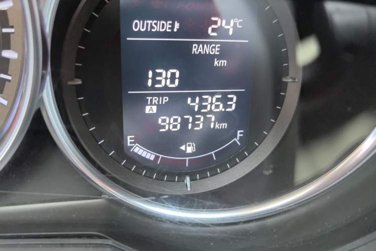 Used Mazda Atenza 2014 2.5L Blue Sky Prestige Edition Odometer Close Up