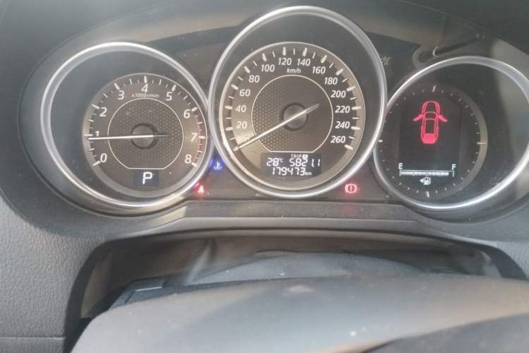 Used Mazda Atenza 2014 2.5L Sky Blue Supreme Edition Odometer Close Up