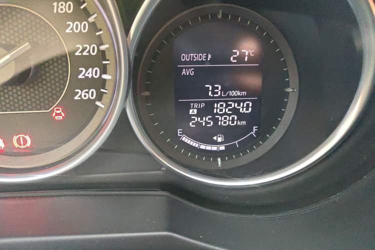 Used Mazda Atenza 2014 2.0L Blue Sky Luxury Edition Odometer Close Up