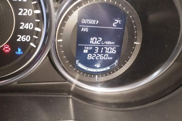 Used Mazda Atenza 2014 2.5L Blue Sky Prestige Edition Odometer Close Up