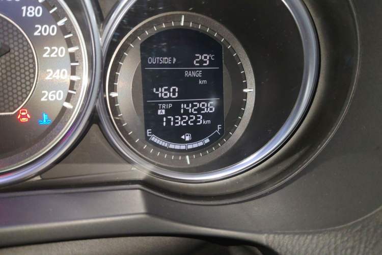 Used Mazda Atenza 2014 2.5L Blue Sky Prestige Edition Odometer Close Up