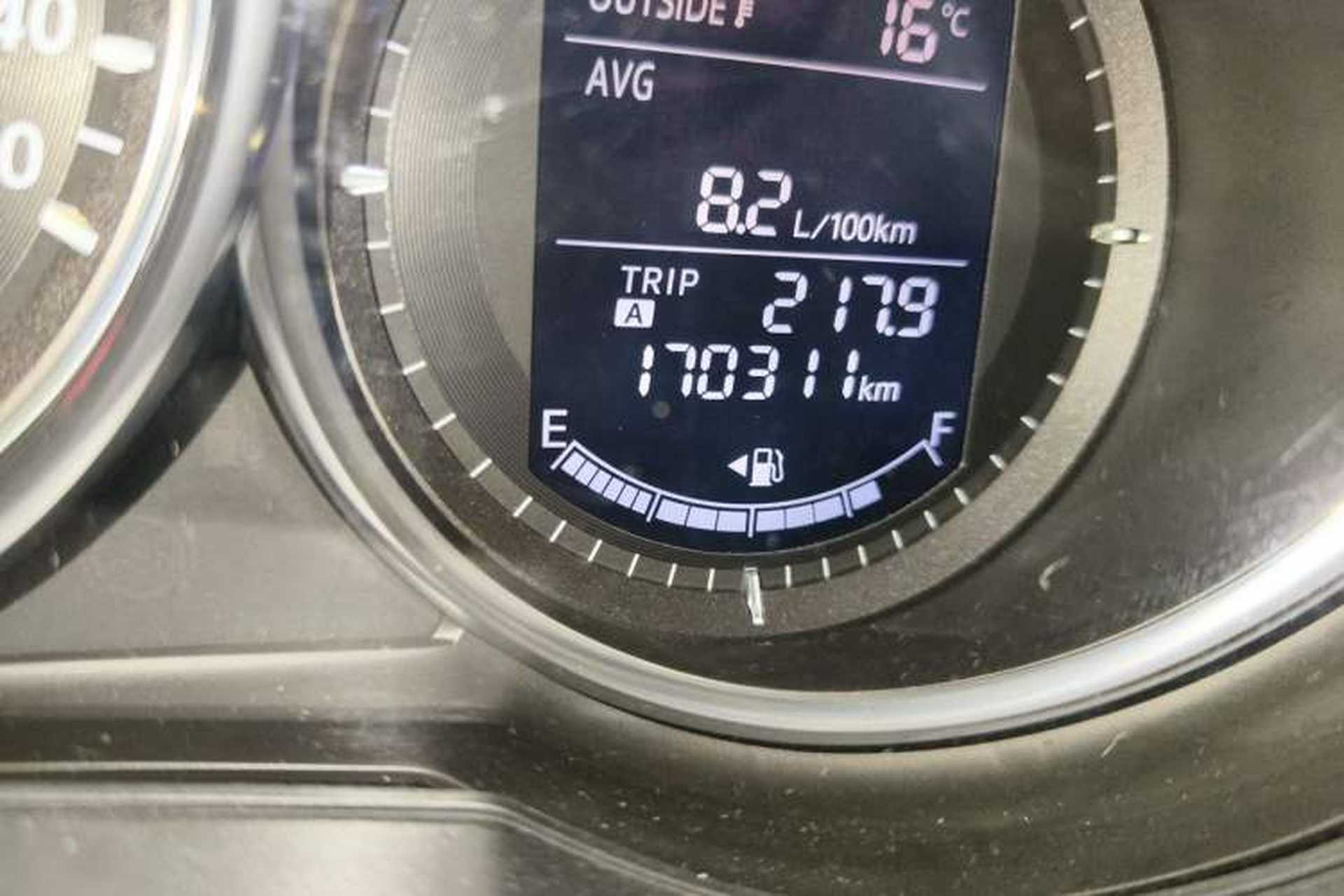 Used Mazda Atenza 2014 2.0L Blue Sky Fashion Edition Odometer Close Up