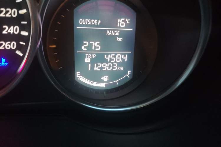 Used Mazda Atenza 2014 2.5L Blue Sky Prestige Edition Odometer Close Up