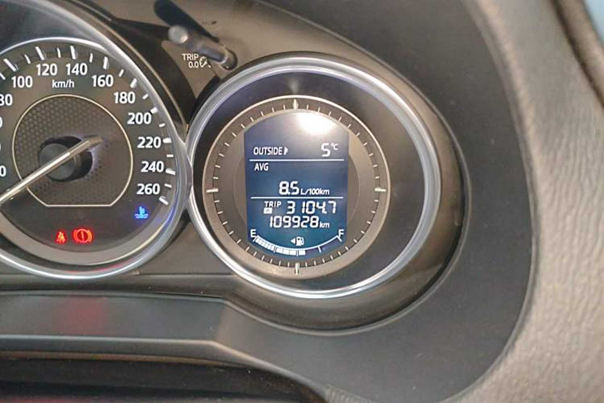 Used Mazda Atenza 2014 2.0L Blue Sky Luxury Edition Odometer Close Up