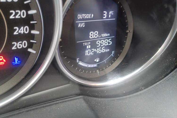 Used Mazda Atenza 2014 2.5L Blue Sky Prestige Edition Odometer Close Up