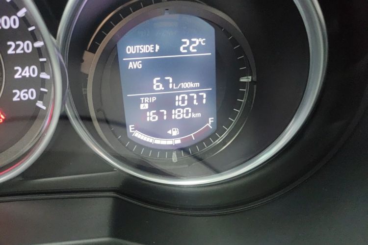 Used Mazda Atenza 2014 2.0L Blue Sky Luxury Edition Odometer Close Up