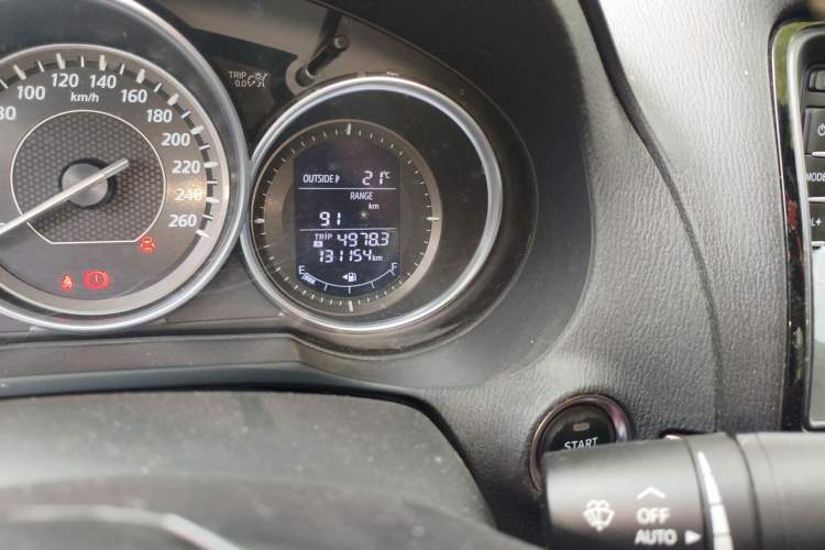 Used Mazda Atenza 2015 2.0L Blue Sky Luxury Edition Odometer Close Up