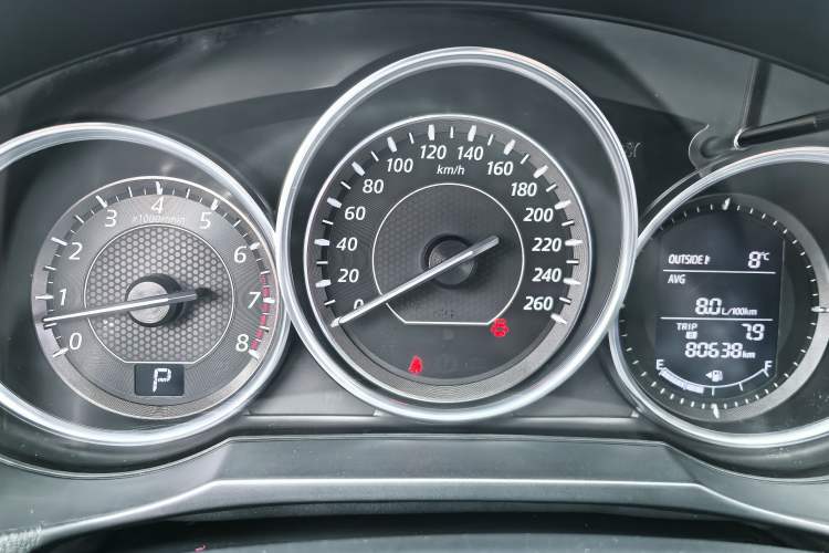 Used Mazda Atenza 2015 2.0L Blue Sky Luxury Edition Odometer Close Up