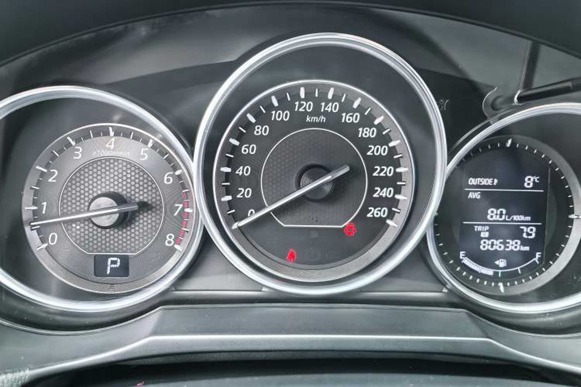 Used Mazda Atenza 2015 2.0L Blue Sky Luxury Edition Odometer Close Up