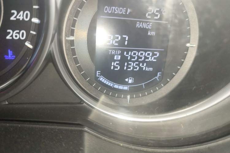 Used Mazda Atenza 2015 2.5L Blue Sky Sport Edition Odometer Close Up