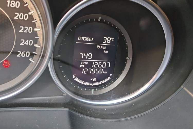 Used Mazda Atenza 2015 2.0L Blue Sky Luxury Edition Odometer Close Up