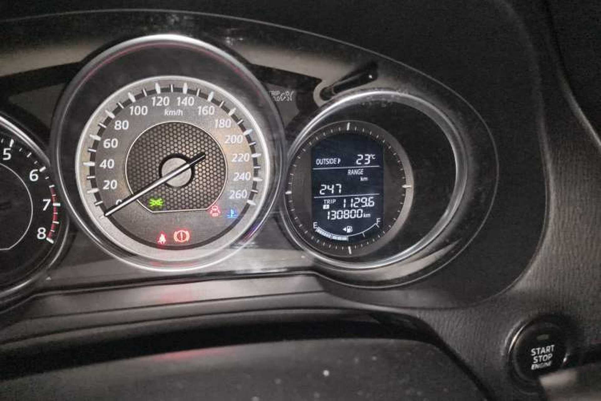 Used Mazda Atenza 2015 2.0L Blue Sky Luxury Edition Odometer Close Up