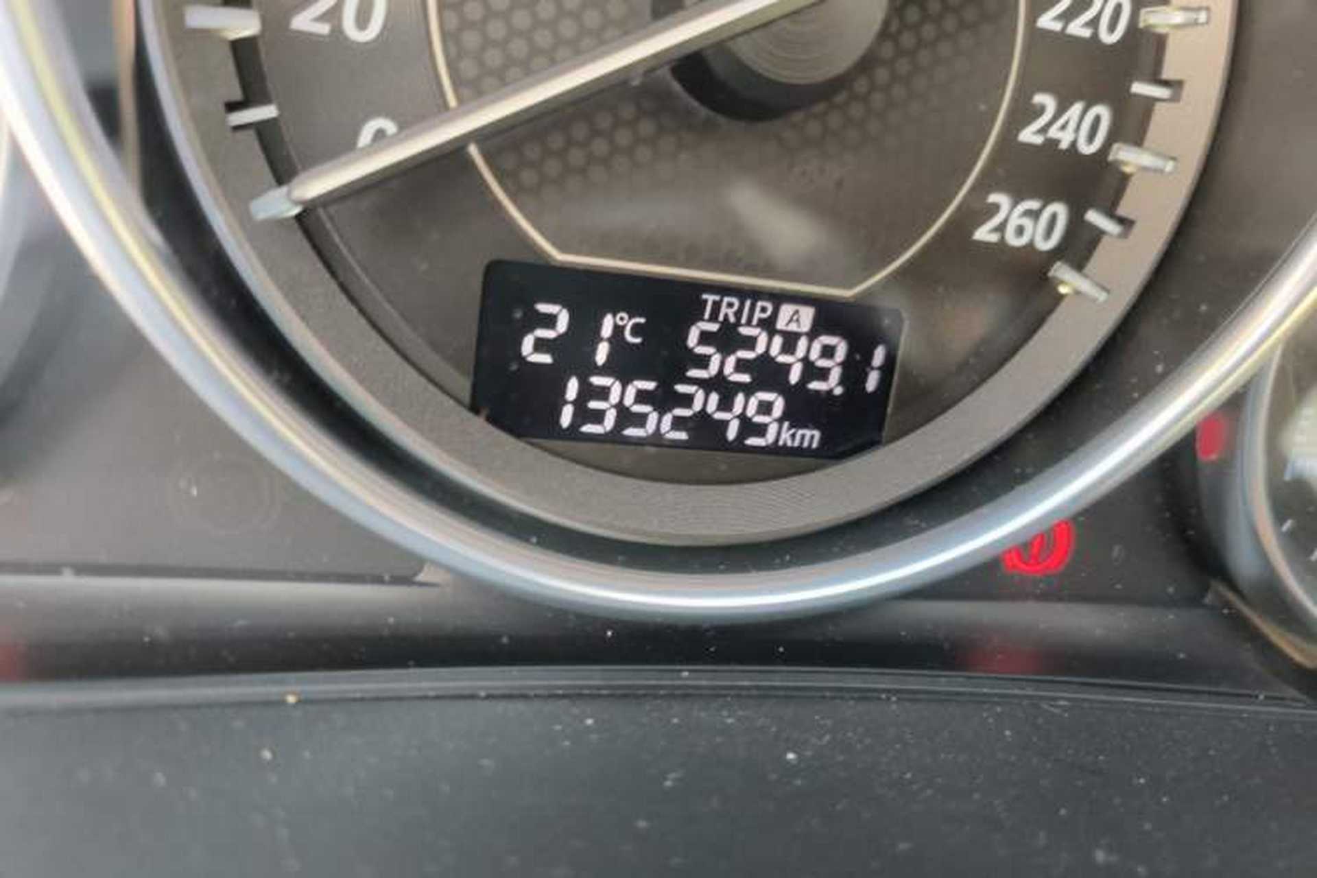 Used Mazda Atenza 2015 2.5L Sky Blue Supreme Edition Odometer Close Up