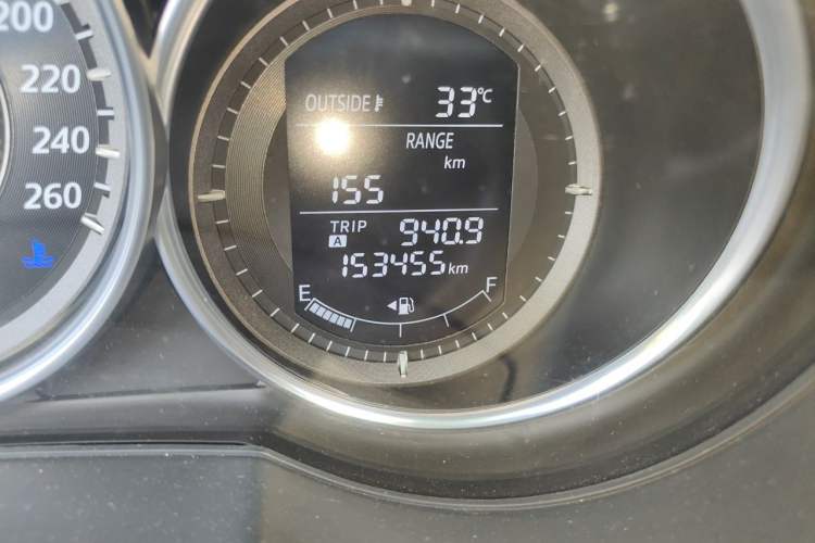 Used Mazda Atenza 2015 2.0L Blue Sky Fashion Edition Odometer Close Up