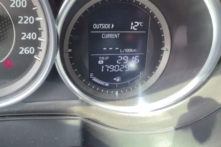 Used Mazda Atenza 2015 2.5L Blue Sky Sport Edition Odometer Close Up