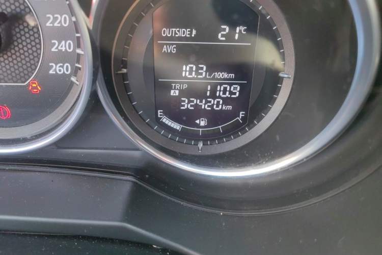 Used Mazda Atenza 2015 2.0L Blue Sky Fashion Edition Odometer Close Up