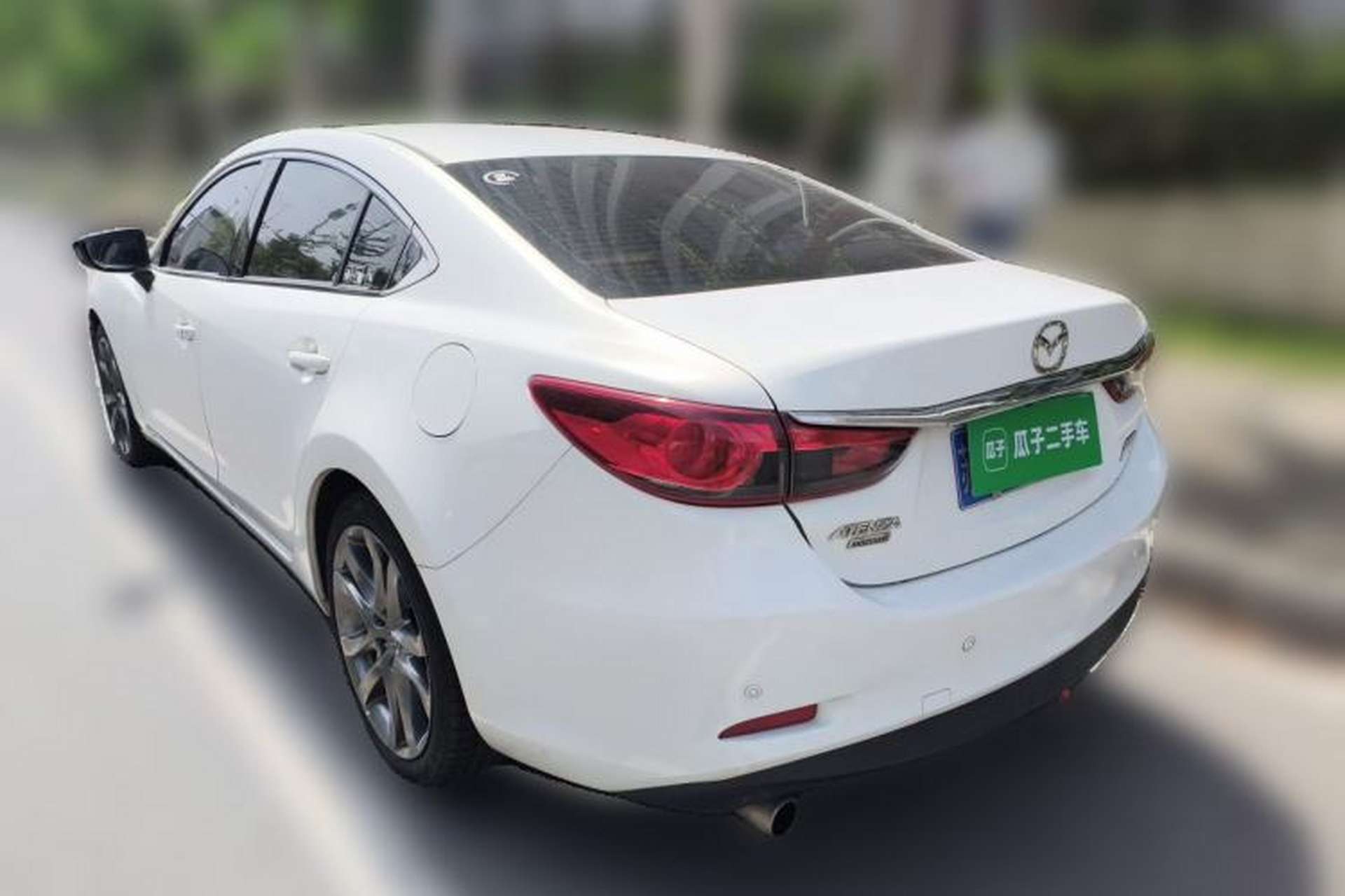 Used Mazda Atenza 2015 2.5L Sky Blue Supreme Edition Rear Left 45 Deg