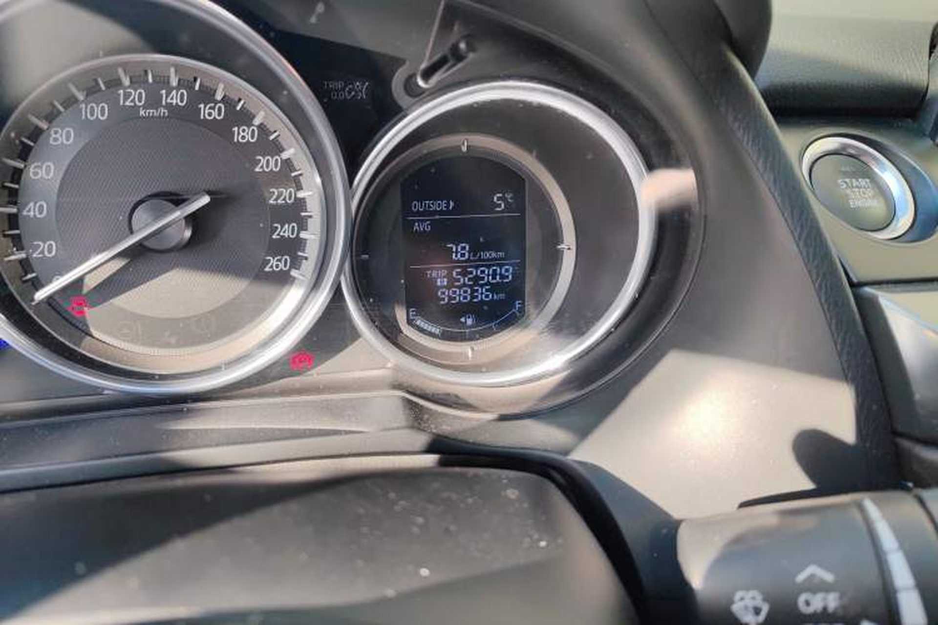 Used Mazda Atenza 2017 2.5L Skyactiv Sport Edition Odometer Close Up