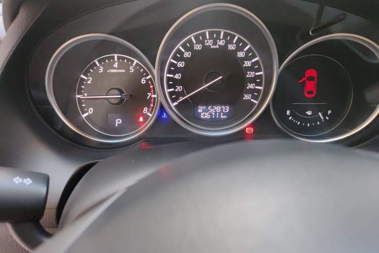 Used Mazda Atenza 2017 2.5L Blue Sky Prestige Edition Odometer Close Up
