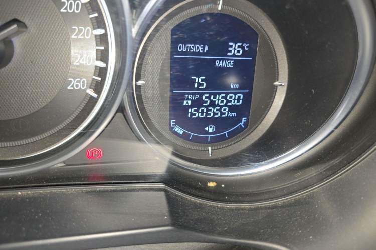 Used Mazda Atenza 2017 2.0L Blue Sky Luxury Edition Odometer Close Up