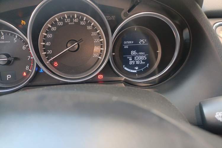 Used Mazda Atenza 2017 2.5L Skyactiv Sport Edition Odometer Close Up