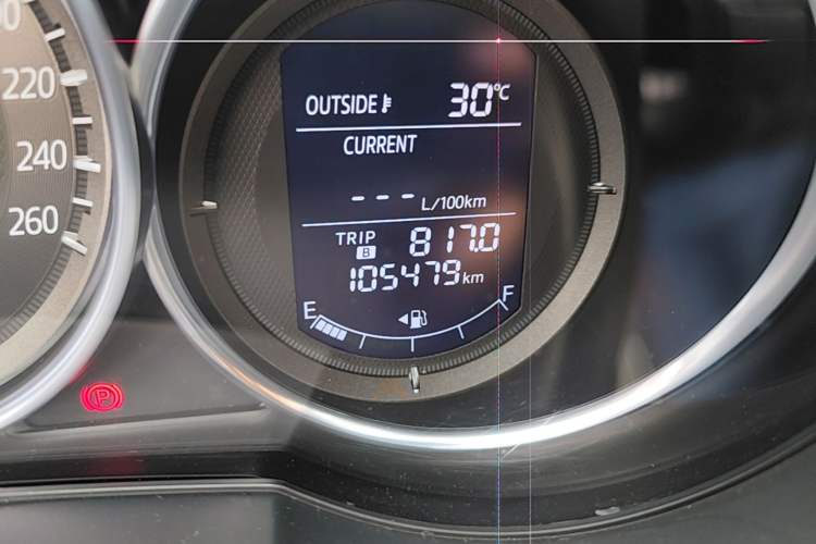 Used Mazda Atenza 2017 2.5L Skyactiv Sport Edition Odometer Close Up