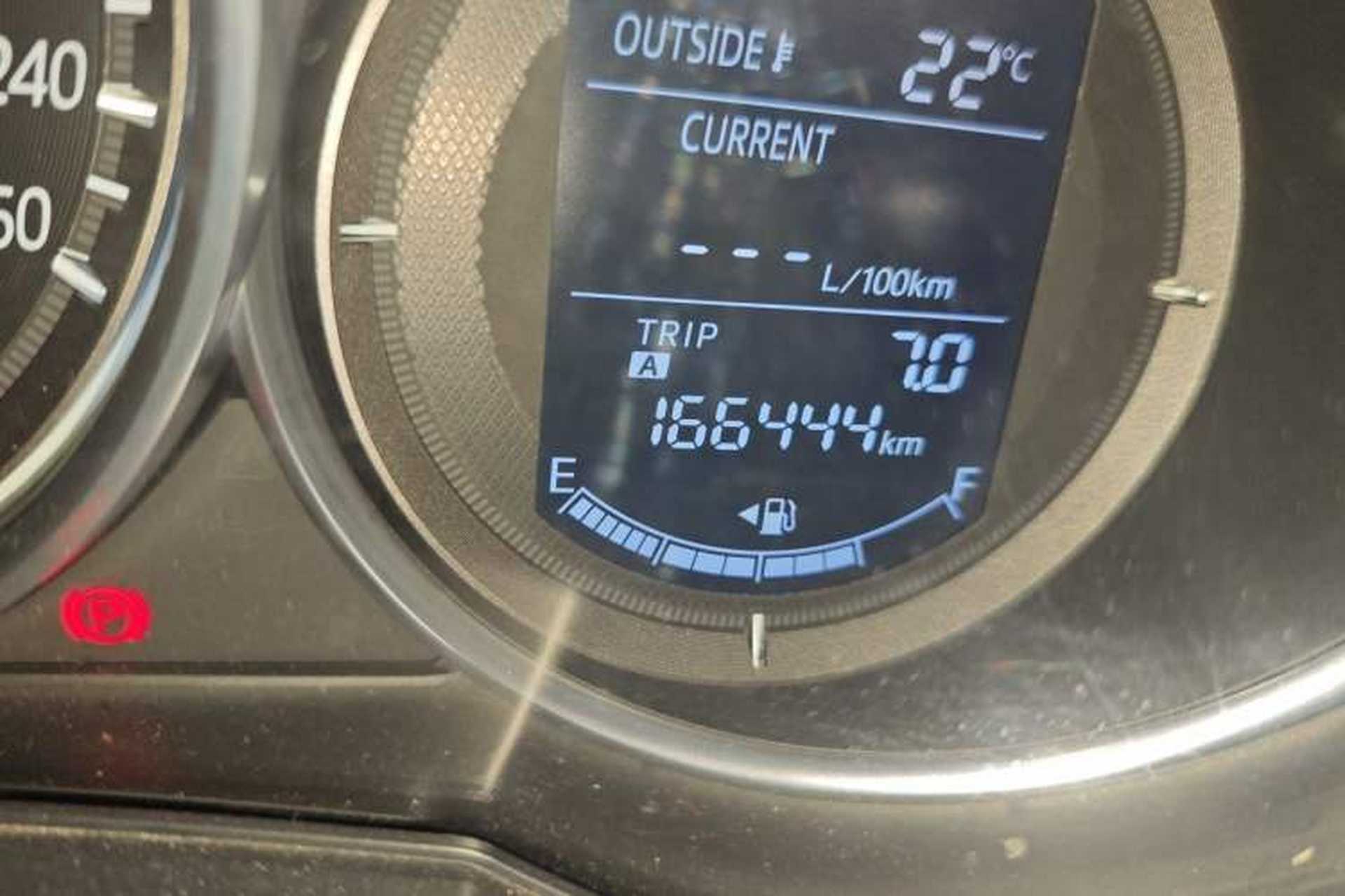 Used Mazda Atenza 2017 2.0L Blue Sky Luxury Edition Odometer Close Up