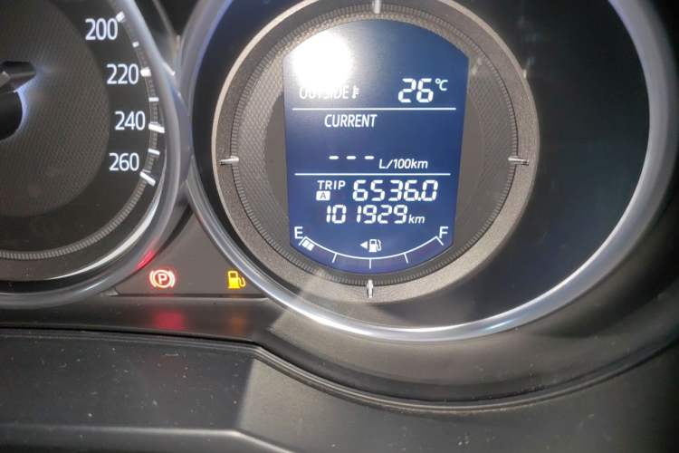 Used Mazda Atenza 2017 2.5L Skyactiv Sport Edition Odometer Close Up