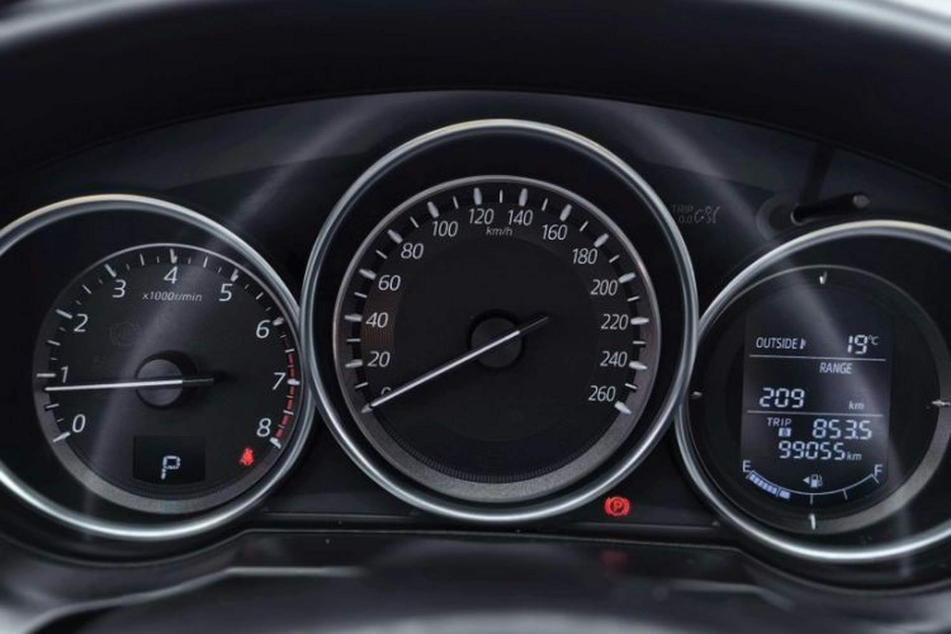 Used Mazda Atenza 2017 2.5L Skyactiv Sport Edition Odometer Close Up