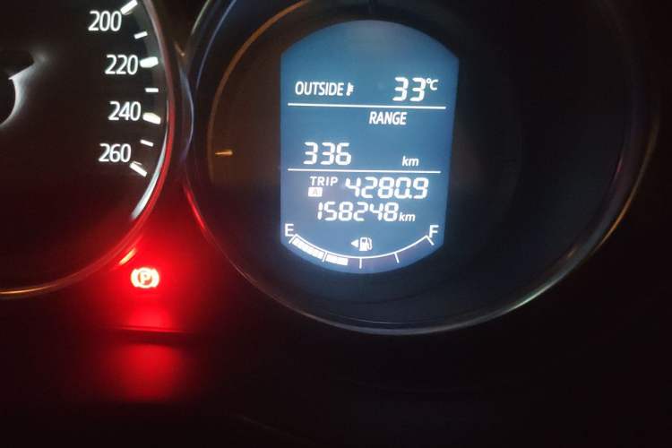 Used Mazda Atenza 2017 2.0L Blue Sky Luxury Edition Odometer Close Up
