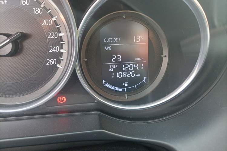 Used Mazda Atenza 2017 2.0L Blue Sky Luxury Edition Odometer Close Up